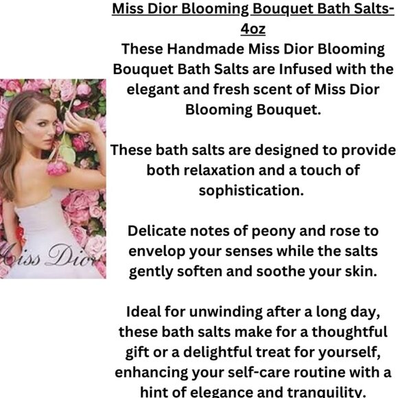 BUY NOW- Miss Dior Infused Bath Salts- 4oz - Picture 9 of 9